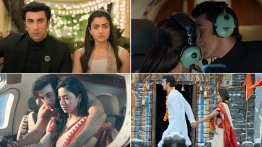 Animal Song ‘Hua Main’: Ranbir Kapoor Passionately Kisses Rashmika Mandanna in This Soulful Melody From Sandeep Reddy Vanga’s Film (Watch Video)