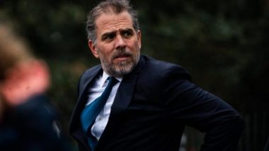 US President Joe Biden’s Son Hunter Biden Pleads Not Guilty to Three Federal Gun Charges Filed After His Plea Deal Collapsed