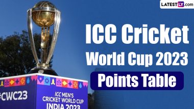ICC Cricket World Cup 2023 Points Table Updated: India Finish Group Stage Winning All Nine Matches, Qualify for Semifinals Alongside South Africa, Australia and New Zealand