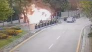 Terrorist Attack in Turkey Video: Suicide Bomber Blows Himself Up Outside Ministry Buildings in Ankara, Clip Surfaces