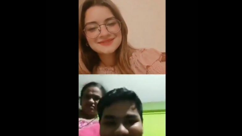 Avneet Kaur Fan’s Mother Slaps Him During Instagram Live, Asks ‘Who Is She’; Hilarious Video Will Leave You in Splits