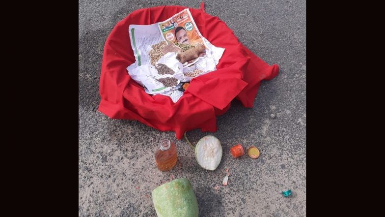 UP BJP MLA Lokendra Pratap Singh Shares Photo Showing Bizarre Offerings, Says People Trying to Use ‘Black Magic’ Against Him