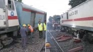 Bihar Train Accident Video: Four Dead, Over 50 Injured After Northeast Express Derails Near Raghunathpur Station in Buxar, Rescue Operations Complete