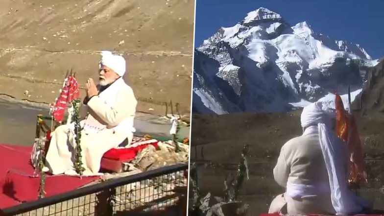 Prime Minister Narendra Modi Performs Pooja At Parvati Kund in Uttarakhand’s Pithoragarh, Video Surfaces