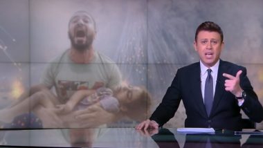 Al-Ghad TV Presenter Mohammed Abdullah Breaks Down in Tears on Air After Seeing Horrifying Scenes in Gaza Amid Israel-Hamas War, Video Goes Viral