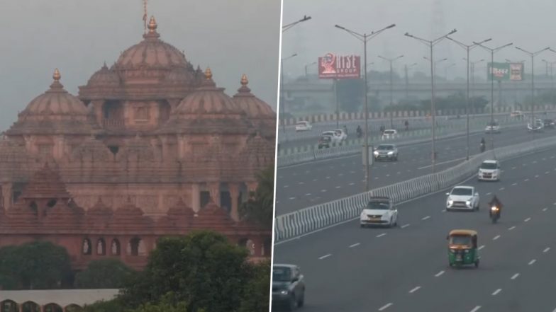 Delhi Air Pollution: AQI Recorded in ‘Moderate’ Category Today, Air Quality to Remain Same on October 20 (Watch Video)