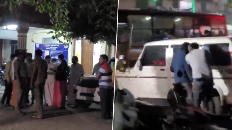 Tamil Nadu BJP Leader Amar Prasad Reddy Sent to Judicial Custody Till November 3 For Attacking JCB Machine Brought to Remove Flag Pole in Chennai (Watch Video)