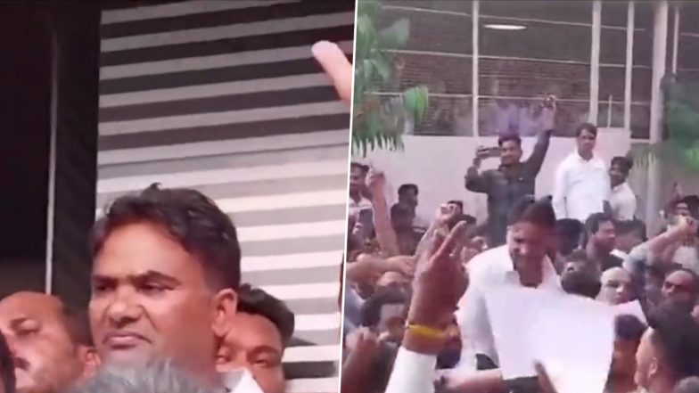 Rajasthan Assembly Elections 2023: Denied Poll Ticket, BJP Leader Chandrabhan Singh’s Supporters Hold Protest in Chittorgarh (Watch Video)