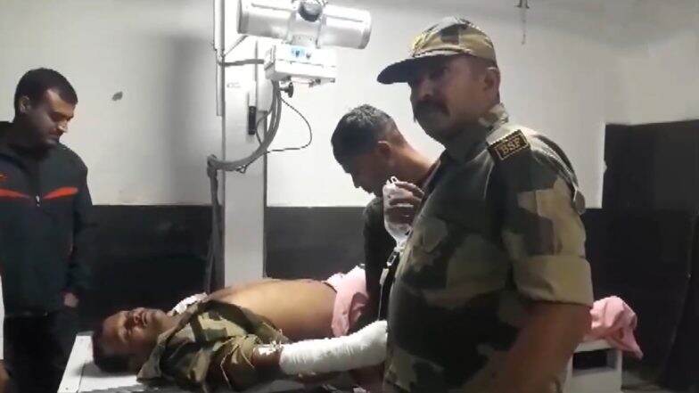 Jammu and Kashmir: BSF Personnel Injured in Unprovoked Firing by Pakistan Rangers in Arnia Sector, Receives Medical Treatment in Hospital (Watch Video)