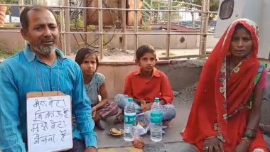 ‘My Son is Up For Sale’: Harassed by Moneylenders, Man Tries to Sell Child in UP’s Aligarh (Watch Video)