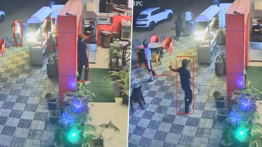 Rajasthan: Miscreants Open Fire At Hotel in Alwar, Leave Slip Demanding Extortion of Rs 50 Lakh (Watch Video)