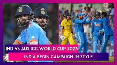 IND vs AUS ICC World Cup 2023: India Kickstart Campaign With Six-Wicket Victory