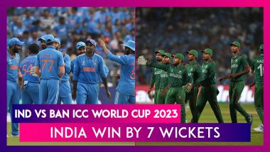 IND vs BAN ICC World Cup 2023 Stat Highlights: Virat Kohli's Century Powers India To Victory Over Bangladesh