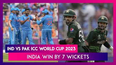 IND vs PAK ICC World Cup 2023 Stat Highlights: Rohit Sharma, Bowlers Lead India To Victory Over Pakistan