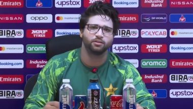 ‘You Will See a New Team Tomorrow’ Says Pakistan's Imam-Ul-Haq Ahead of PAK vs AFG Match in ICC Cricket World Cup 2023 Match