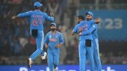 ICC Cricket World Cup 2023: Unbeaten Team India Arrives in Mumbai Ahead of their Match Against Sri Lanka