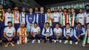 India Men’s Hockey Team Receives Grand Welcome at Amritsar Airport After Winning Gold Medal at Asian Games 2023
