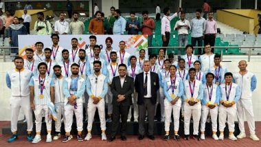 BCCI President Roger Binny, Secretary Jay Shah Meet Asian Games 2023 Gold Medal Winner Indian Men's and Women's Cricket Team In Delhi, Picture Goes Viral!