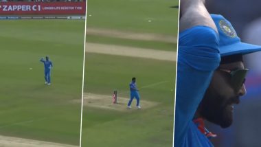Comedy of Errors! Bangladesh Batters End Up Taking Three Runs Off One Ball After Two Direct Hits Lead to Overthrows During IND vs BAN CWC 2023 Match (Watch Video)