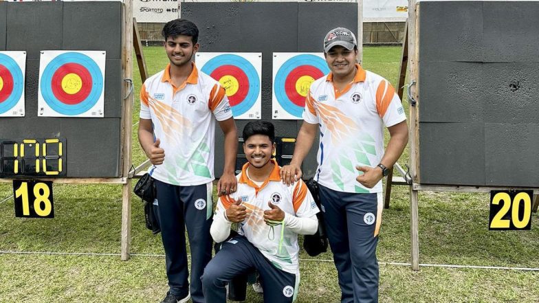 India Men’s Archery Compound Team Enters Final in Asian Games 2023 With Victory Over Chinese Taipei, Assures Medal