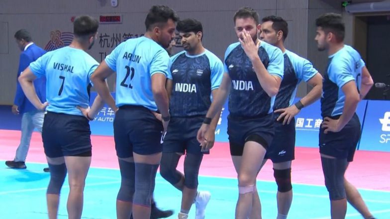 Indian Men’s Kabaddi Team Storms Into Final at Asian Games 2023 With 61-14 Win Over Pakistan, Assures Silver Medal