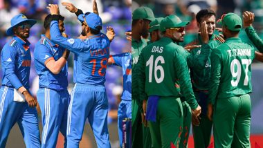 IND Win By Seven Wickets | IND vs BAN Highlights of ICC Cricket World Cup 2023: Virat Kohli's 48th ODI Century Powers Men in Blue to Glorious Victory