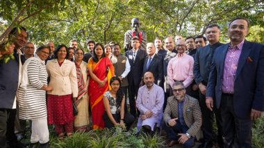 International Day of Non-Violence 2023: India’s Consulate General in New York Celebrates Gandhi Jayanti in Collaboration With Bharatiya Vidya Bhavan (See Pics)