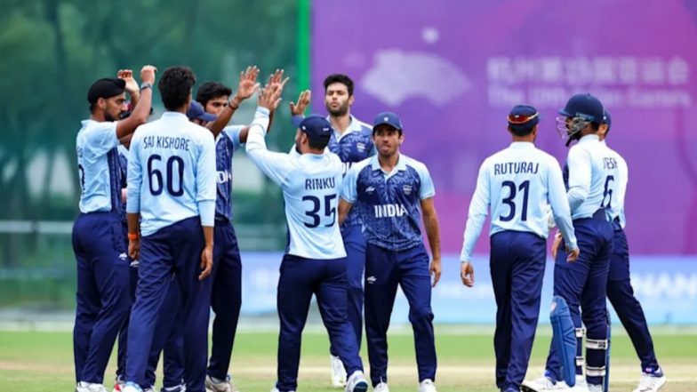 'Well Done Team India' Fans Rejoice As Indian Men's Cricket Team Wins First-Ever Gold Medal at the Asian Games After Rain Washes Out Final Against Afghanistan