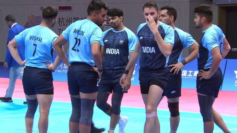 Indian Men's Kabaddi Team to Play Asian Games 2023 Semifinal Against Pakistan After Finishing Group Stage Unbeaten