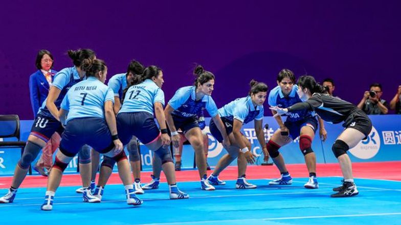 India vs Nepal, Asian Games 2023 Kabaddi Live Streaming Online: Know TV Channel & Telecast Details for Women's Semifinal Clash in Hangzhou