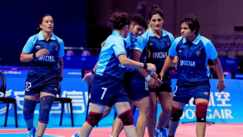 Indian Women’s Kabaddi Team Enters Final With Dominating 61–17 Victory Over Nepal in Asian Games 2023, Assures Silver Medal