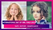 International Day Of Girl Child 2023: Know Date, History And Significance Of The Day