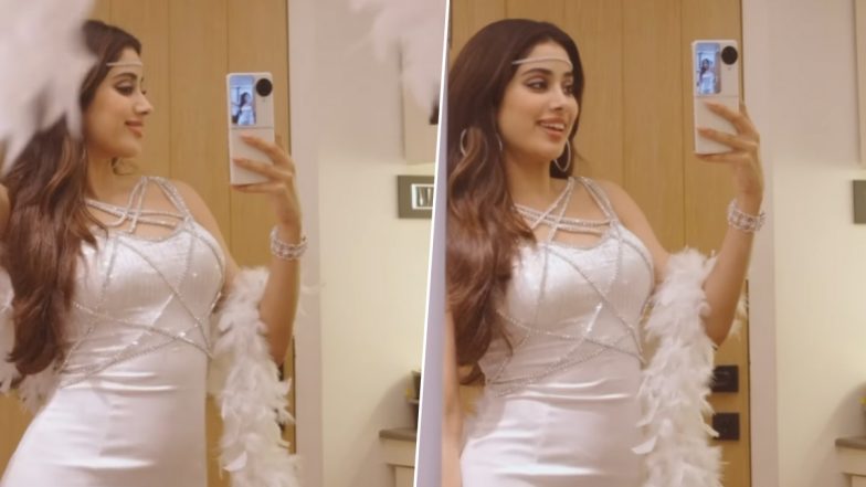 After Recreating Poo, Shantipriya, Janhvi Kapoor Channels Her Inner Zeenat Aman With a Dash of Oomph; Jackie Shroff Reacts! (Watch video)