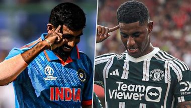 Jasprit Bumrah Copies Marcus Rashford's Celebration During IND vs AFG CWC 2023 Match, Manchester United Reacts