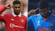 Jasprit Bumrah Performs Manchester United Star Marcus Rashford&rsquo;s Celebration After Dismissing Ibrahim Zadran During IND vs AFG CWC 2023 Match, Video Goes Viral!