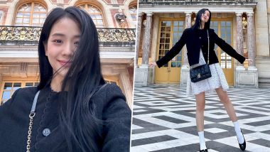 BLACKPINK's Jisoo Vacays in Paris, K-Pop Idol Aces Casual Chic Style in Black Sweater and White Skirt (See Pics)