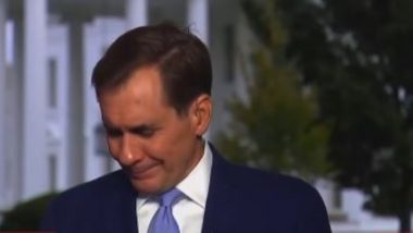 John Kirby Breaks Down on TV: White House National Security Council Spokesman Chokes Up While Speaking About Israeli Victims Amid Israel-Palestine War