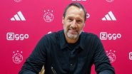 Eredivisie 2023&ndash;24: Slumping Ajax Turns to Former Player John Van &rsquo;T Schip as Interim Manager for Rest of Calamitous Season