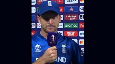 ICC Cricket World Cup 2023: Wicket Didn’t Play Exactly How We Thought, Admits Jos Buttler After Loss to Afghanistan