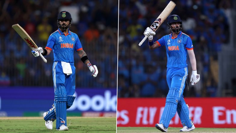 KL Rahul, Virat Kohli's Half-Centuries Power India to A Clinical Six-Wicket Victory Against Australia in ICC Cricket World Cup Clash