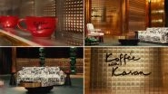 Koffee With Karan Season 8: Karan Johar Shares Glimpse of Set and New &lsquo;Manifestation Couch&rsquo; (Watch Video)