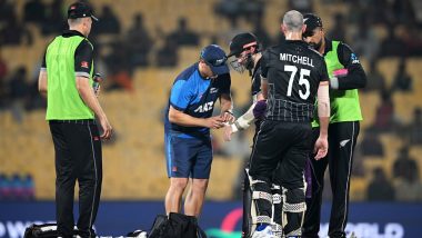 ICC Cricket World Cup 2023: Kane Williamson Suffers Fracture in Left Thumb, Tom Blundell Called In As Cover