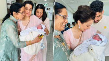 Kangana Ranaut Cries With Joy As She Becomes 'Bua', Tejas Actress Shares Adorable Pictures With Newborn!