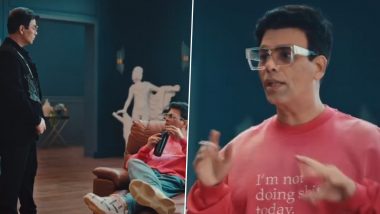 Koffee with Karan S8: Karan Johar Is Back with Some 'Konscience' and 'Self-Awareness' in the New Season On Disney+ Hotstar From October 26 (Watch Video)