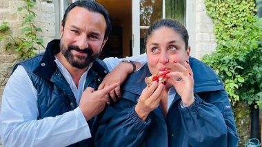 Kareena Kapoor Khan Shares Loved-Up Photo To Wish Saif Ali Khan on Their 11th Wedding Anniversary, Says ‘Forever Kinda Love’ (View Pic)