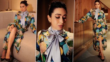 Karisma Kapoor's Colourful Slitted Maxi Dress is a Perfect Choice For Your Next Brunch Outing! (See Pics)