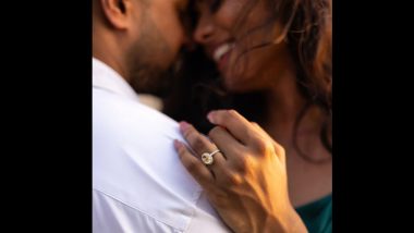 Karthika Nair Gets Engaged? 'Purampokku Engira Podhuvudamai' Actress Flaunts a Shiny Ring As She Hugs a Mystery Man (View Pic)