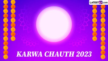 When Is Karwa Chauth 2023? Know Date, Puja Vidhi, Vrat Katha Video and Significance of Karva Chauth Vrat in India