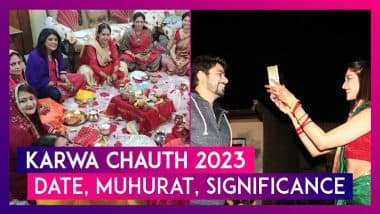 Karwa Chauth 2023: Date, Significance, Shubh Muhurat And Puja Vidhi Of The Auspicious Fast Kept By Women For Their Husbands