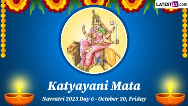 Navratri 2023 Day 6 – Maa Katyayani Puja: Know All About Devi Katyayani, the Sixth Form of Maa Durga Worshipped on the 6th Day of Navratri Festival